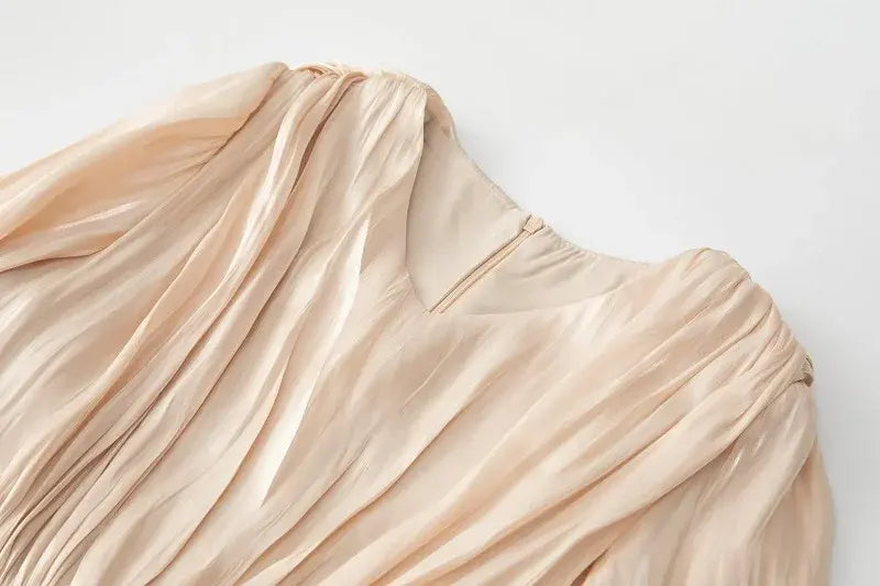 Aubrey - Cascading Ruffle Long Maxi Dress